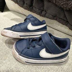 Nike Navy Court Sneakers